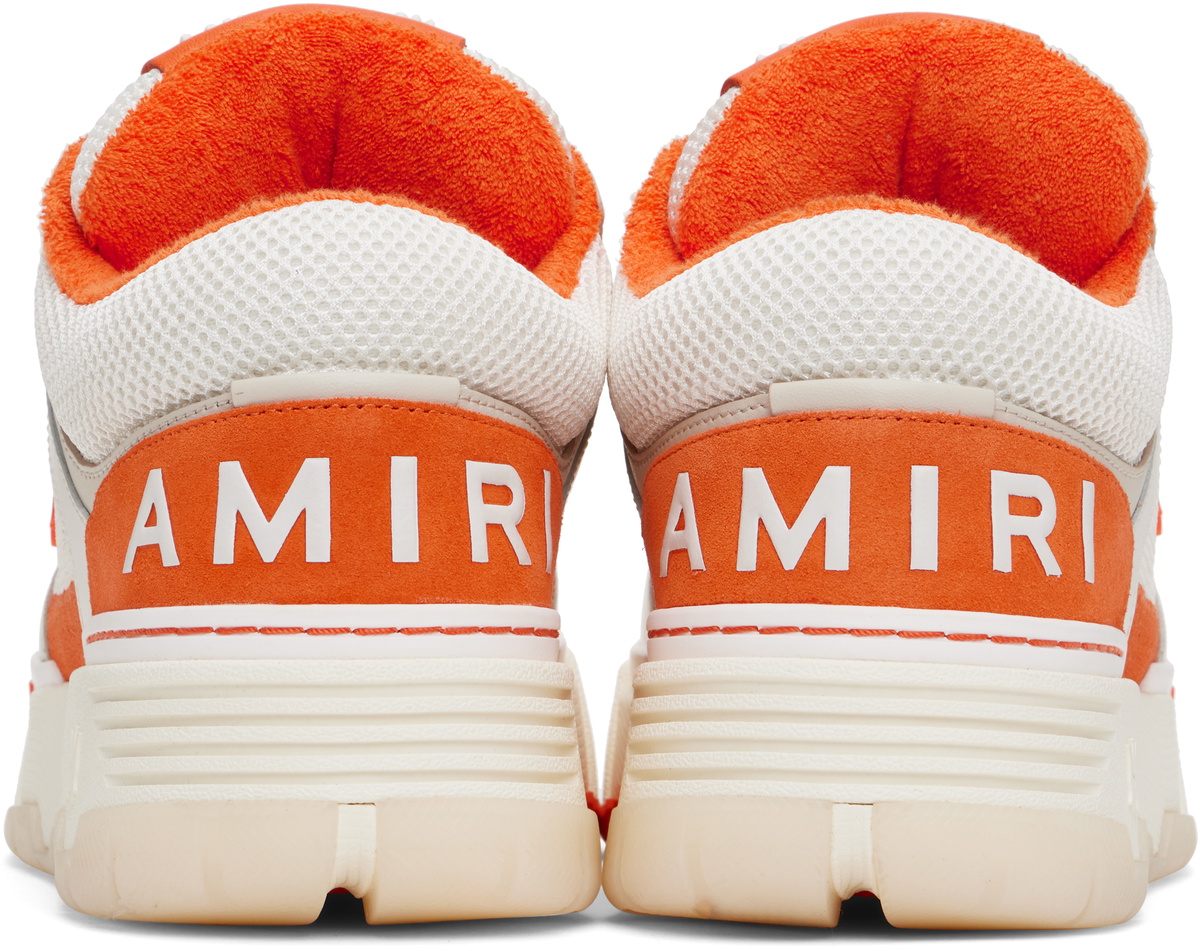 【関税込み】AMIRI ホワイト&オレンジ MA-1 スニーカー AMIRI White & Orange MA-1 Sneakers Amiri