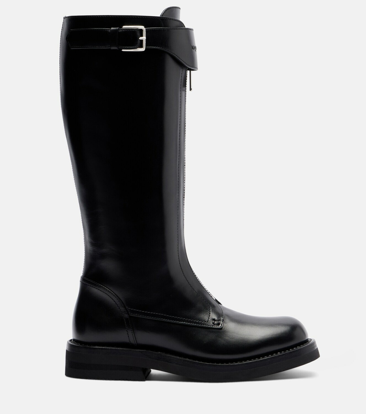 McQueen Countryside leather knee-high boots