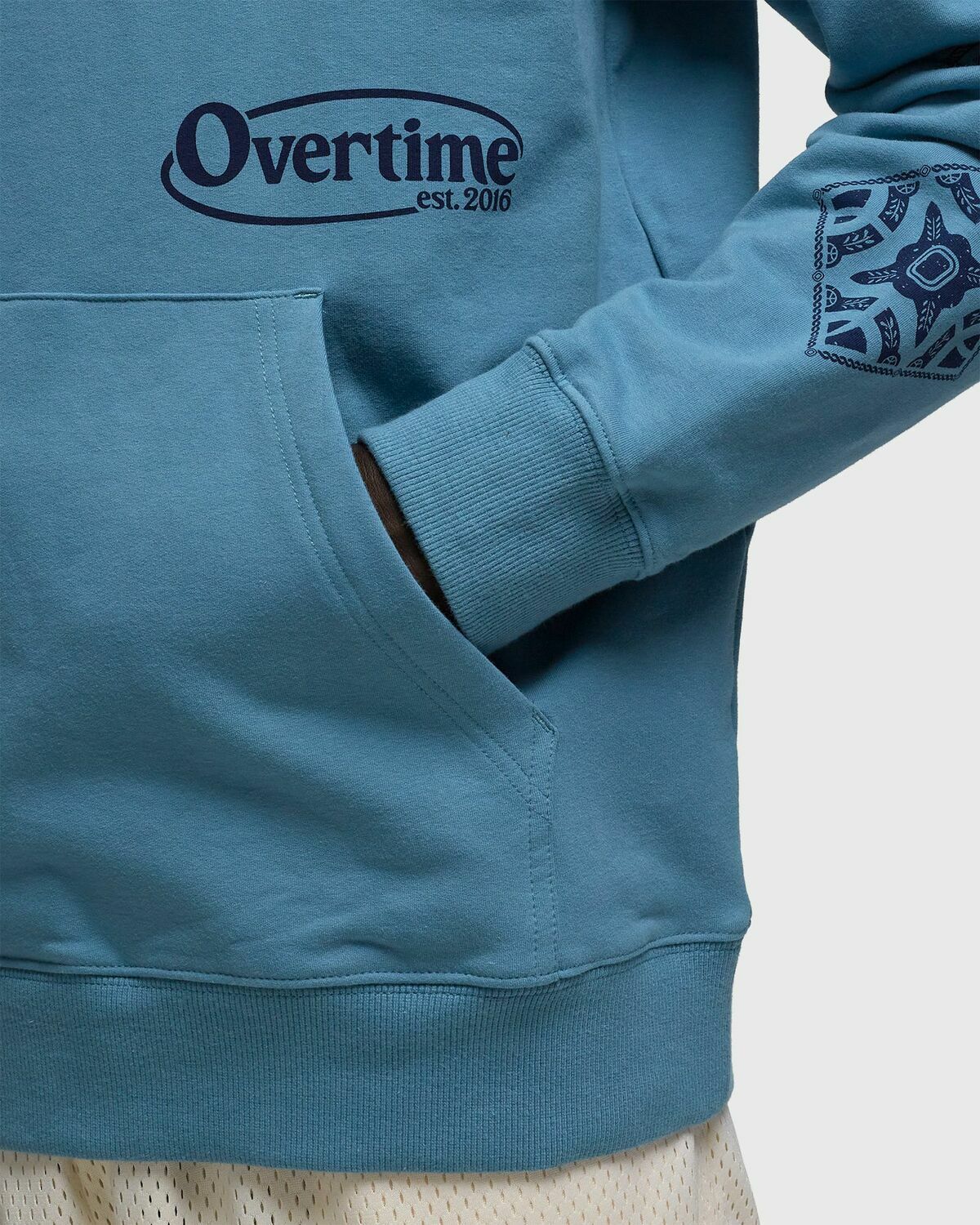 Overtime Courtside Hoodie Blue Hoodies