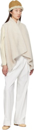 LE17SEPTEMBRE White Claire Cotton Twill Trousers