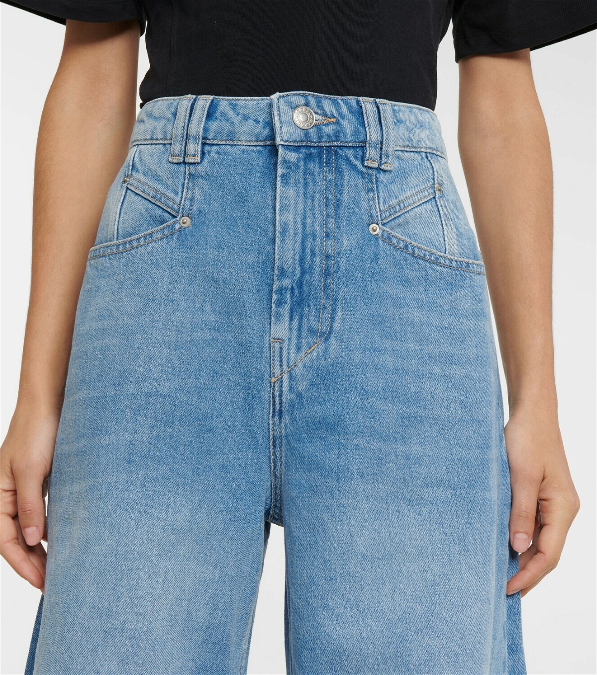 Isabel Marant Lemony high-rise wide-leg jeans Isabel Marant