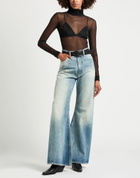 Maison Margiela Womens Bodysuit in Black