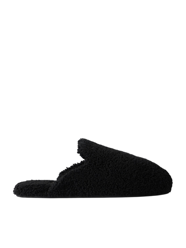 Photo: TEKLA - Shearling Slippers - Black