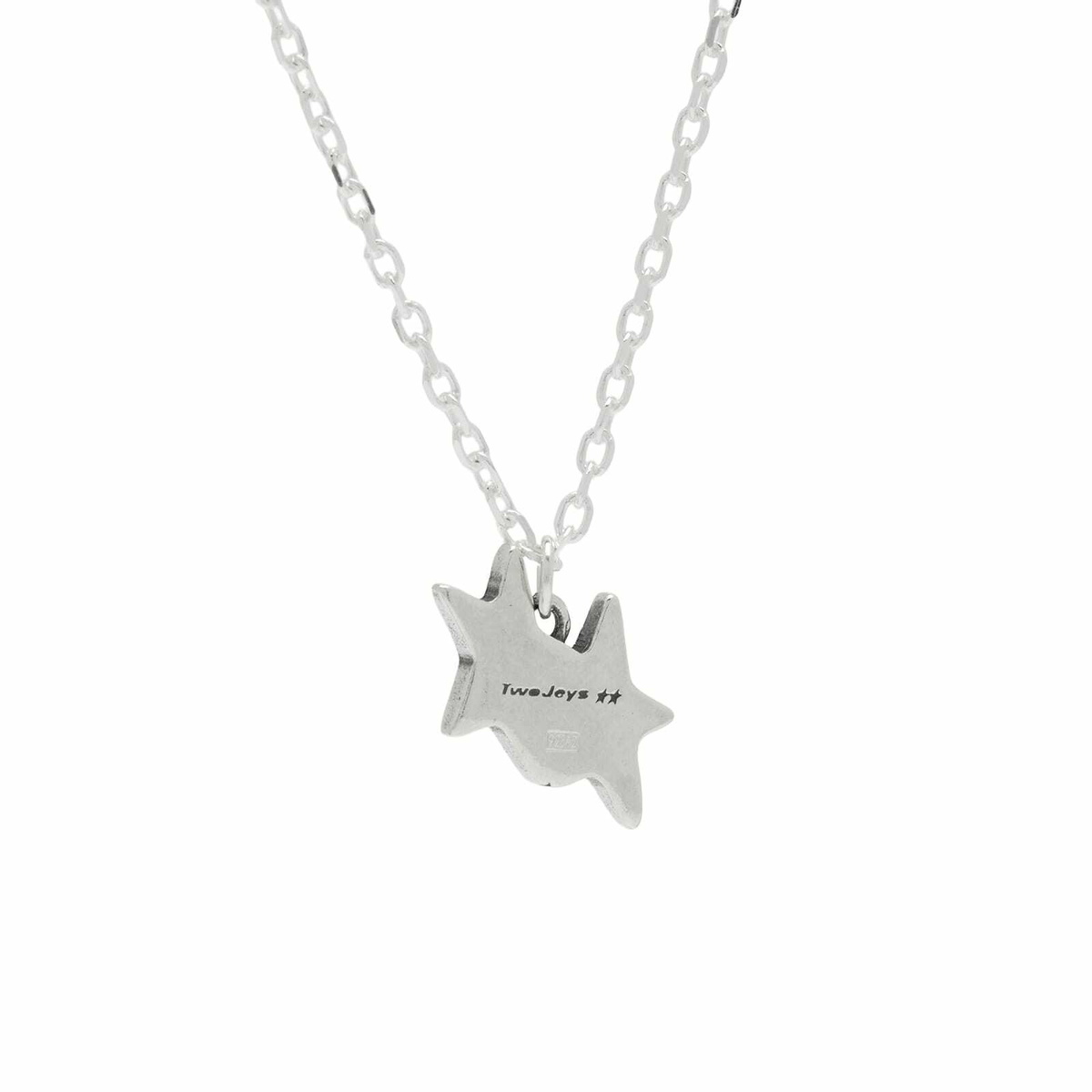 TwoJeys Men's Tilted Necklace in Silver 