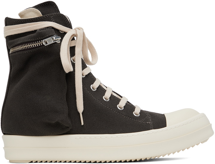 Photo: Rick Owens Drkshdw Gray Cargo Sneakers