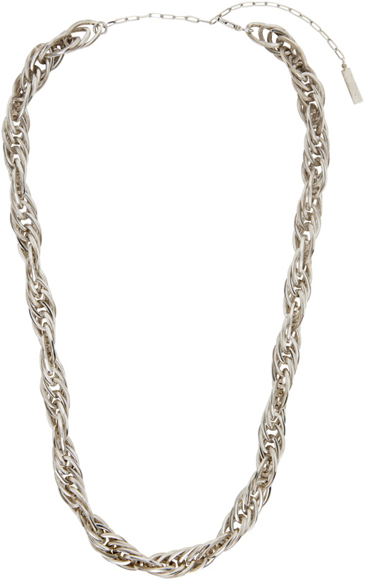 Photo: Situationist Silver Rope Chain Necklace