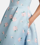 Leo Lin Nora floral bustier gown
