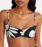 Cala de la Cruz Lilo printed bikini top