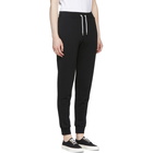 Maison Kitsune Black Classic Tricolor Fox Lounge Pants