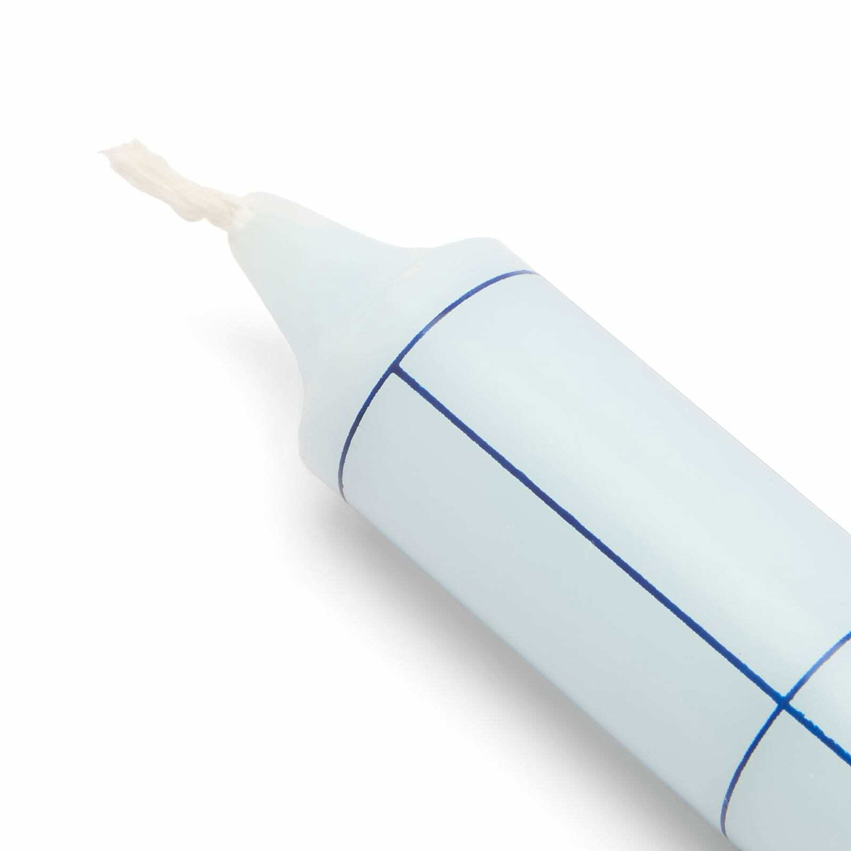 HAY Pattern Candle - Check in Blue 