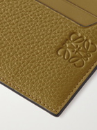 Loewe - Logo-Debossed Full-Grain Leather Cardholder