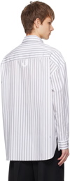 JACQUEMUS White Les Classiques 'La chemise manches longues' Shirt