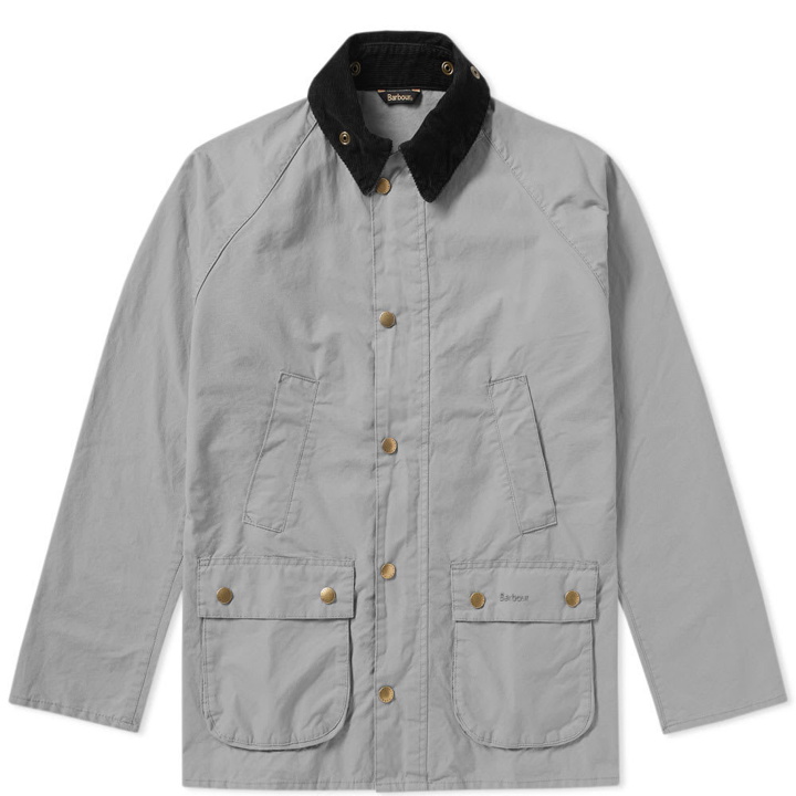 Photo: Barbour Heritage Garment Dyed SL Bedale Jacket Grey