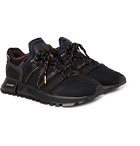 New Balance - R_C4 Webbing and Nubuck-Trimmed CORDURA Tracefiber and Mesh Sneakers - Black