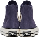 Converse Purple Chuck 70 Heritage Suede Sneakers
