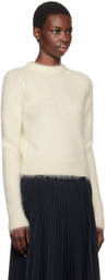 Jil Sander Off-White Crewneck Sweater