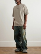 Balenciaga - Super Destroyed Wide-Leg Jeans - Blue