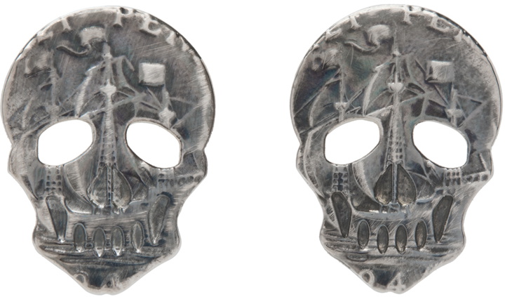 Photo: Paul Smith Silver Coin Skull Cufflinks