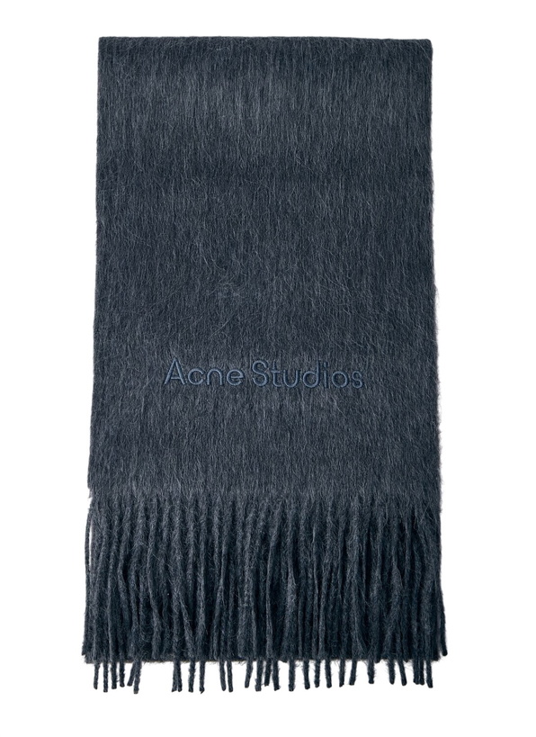 Photo: Acne Studios Logo Wool Scarf