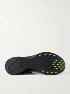 Nike - Air Superfly Suede and Perforated Metallic Leather Sneakers - Silver