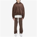 Cole Buxton Men's CB Cropped Hoodie in Brown