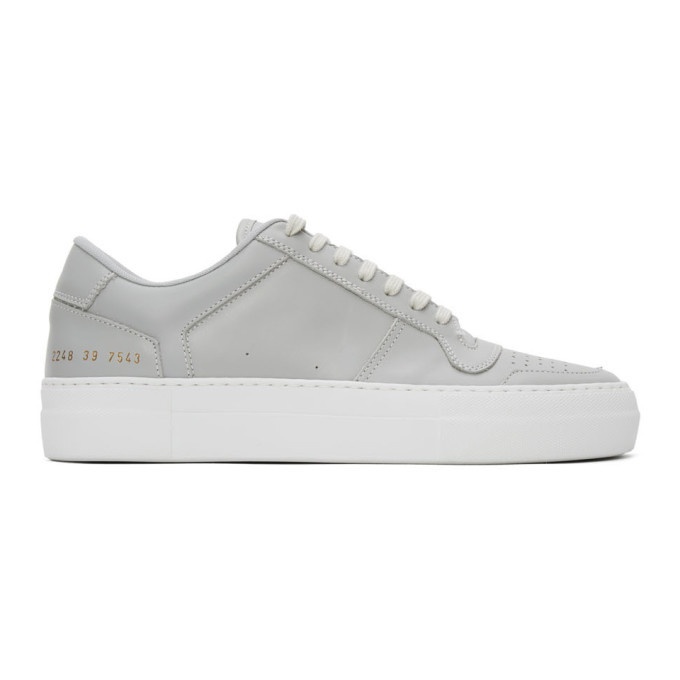 Photo: Common Projects Grey Full Court Sneakers