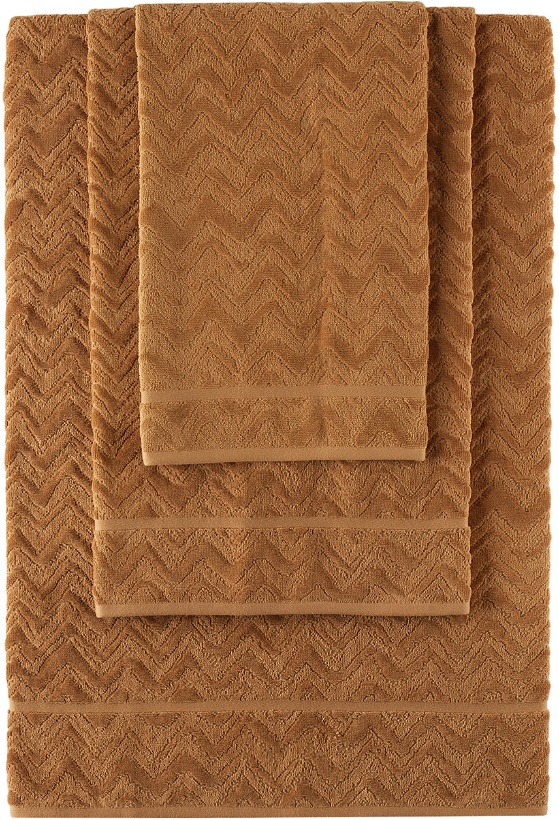 Photo: Missoni Orange Rex Five-Piece Towel Set