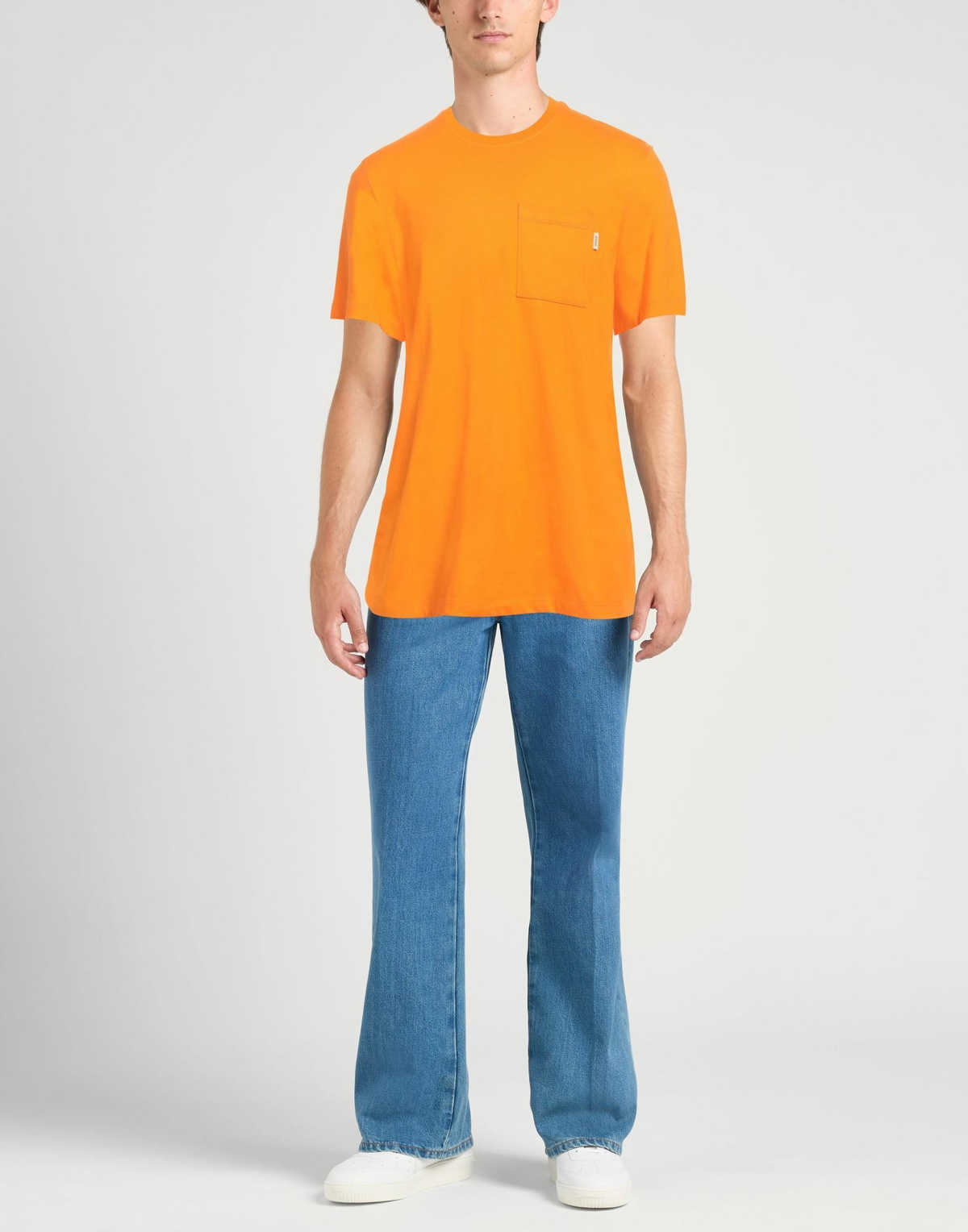 Dondup Mens T-shirt in Orange