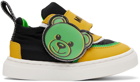 Moschino Baby Yellow & Black Teddy Sneakers