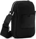 AMI Paris Black Small Ami De Coeur Crossbody Pocket Bag