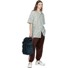 Gucci Blue Chambray Print Oversized Shirt