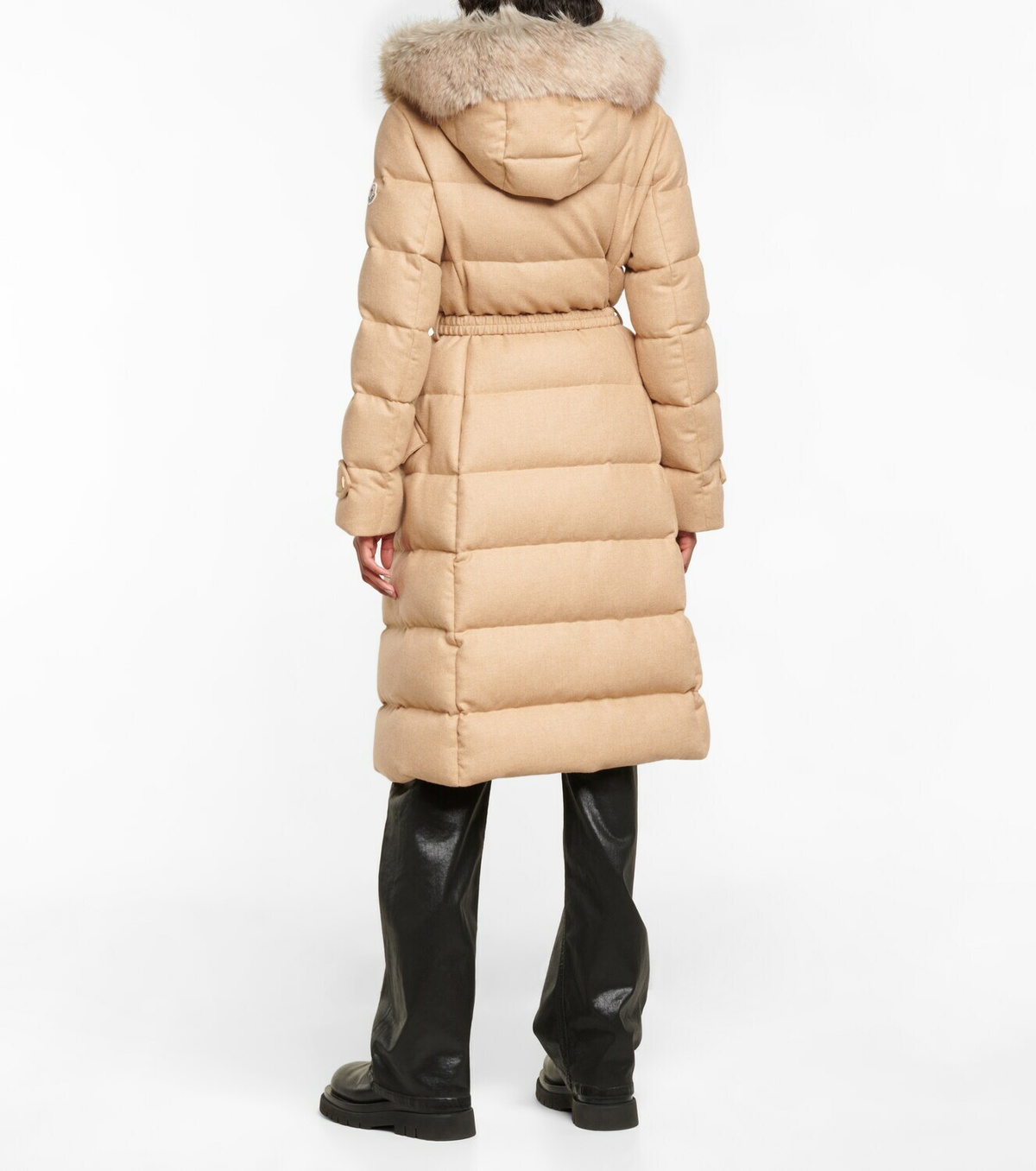 Moncler - Glere faux fur-trimmed down coat Moncler