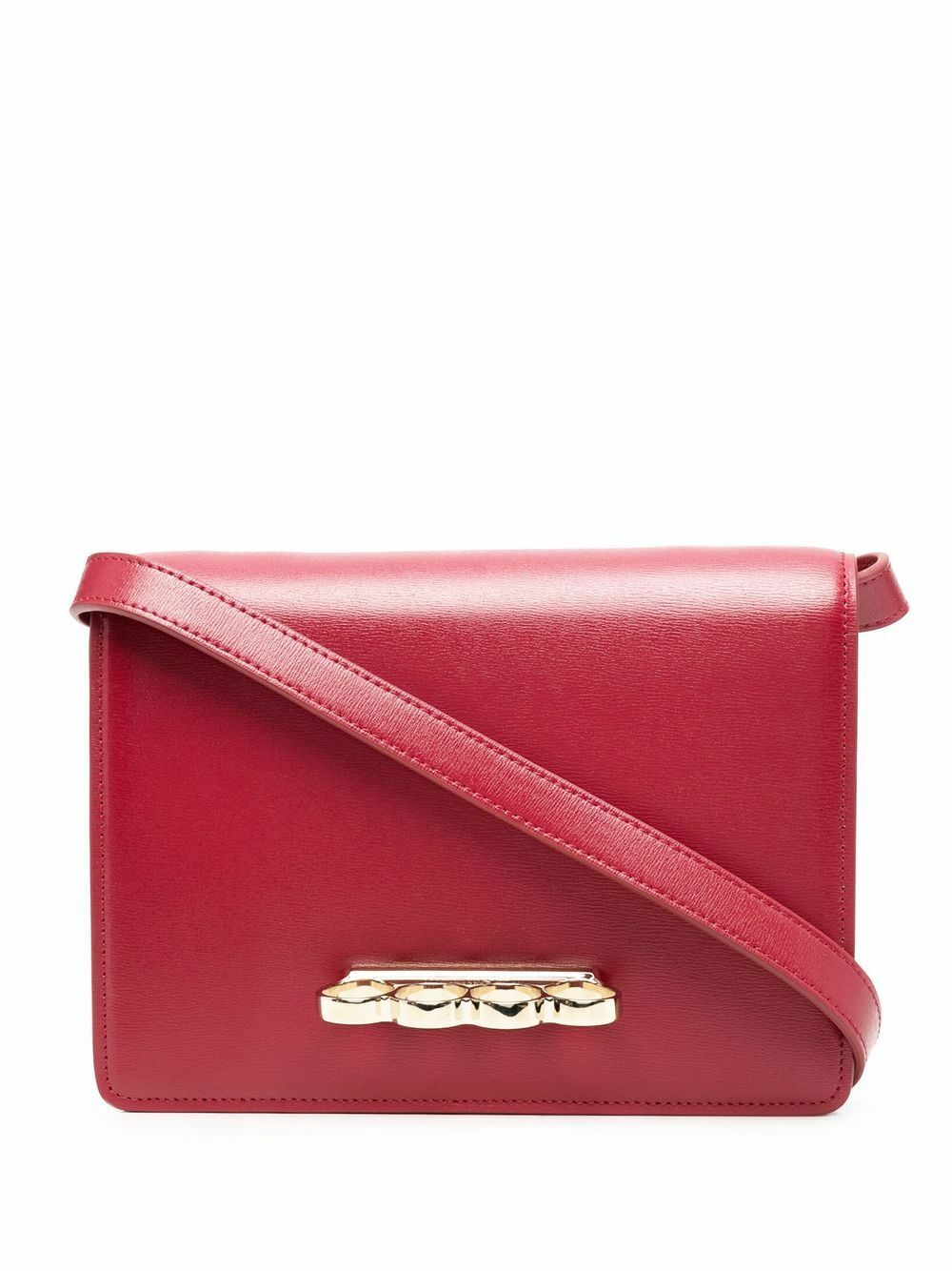 ALEXANDER MCQUEEN The Four Ring Leather Shoulder Bag Alexander McQueen