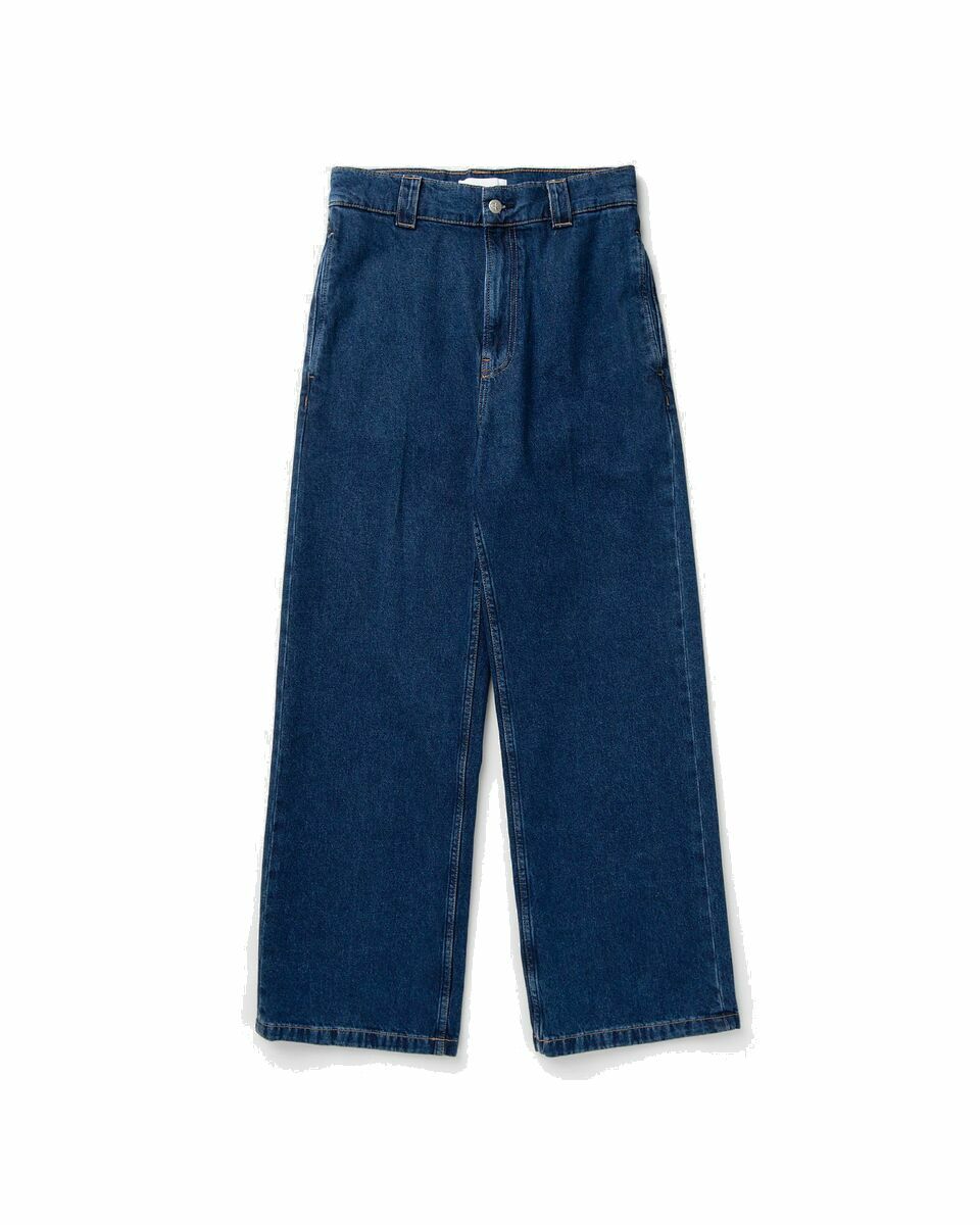 Photo: Calvin Klein Jeans Clean Pressed Trousers Blue - Mens - Jeans
