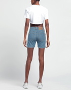 Gcds Womens Denim shorts in Blue
