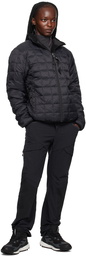 TAION Black Boa Reversible Down Jacket