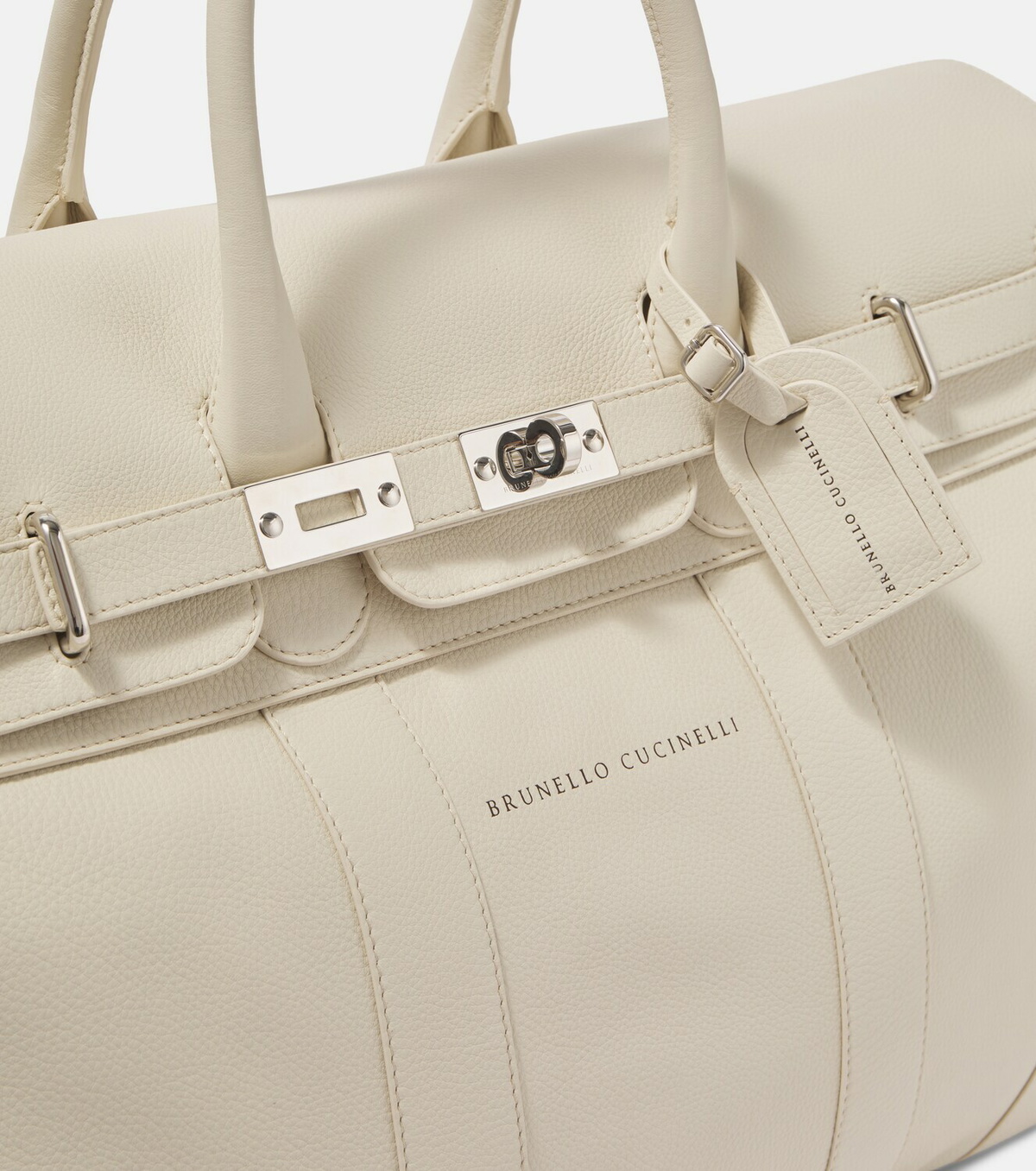 Brunello Cucinelli Leather duffel bag