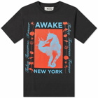 Awake NY Men's Seahorse T-Shirt in Black