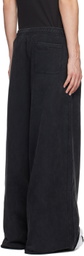 VETEMENTS Black Anarchy Sweatpants