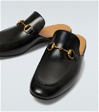 Gucci - Leather Horsebit slippers