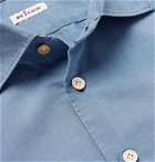 Kiton - Slim-Fit Cotton Shirt - Blue