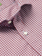 Sid Mashburn - Gingham Cotton-Poplin Shirt - Red