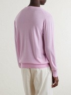 William Lockie - Merino Wool Sweater - Pink