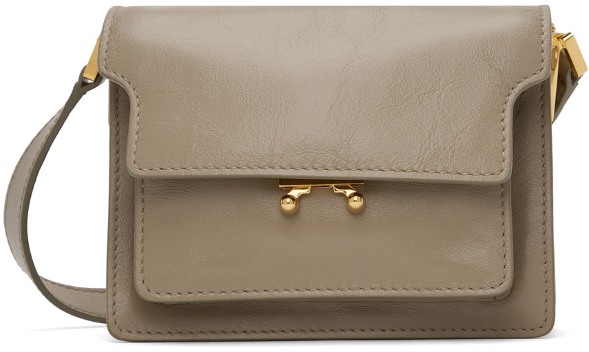 Marni Beige Mini Soft Trunk Bag Marni