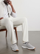 Brunello Cucinelli - Stretch-Knit Sneakers - Gray