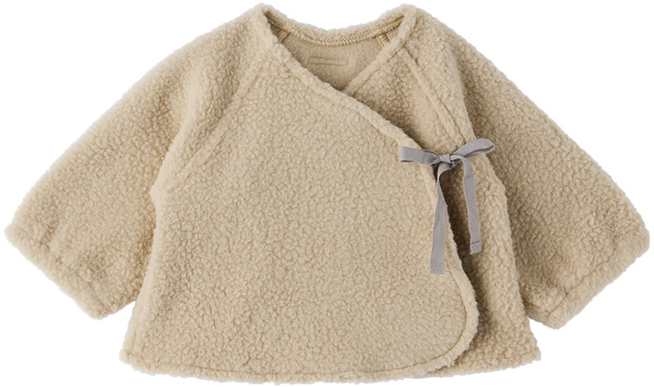 Photo: Kodomo BEAMS Baby Beige Wrap Jacket
