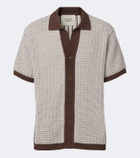 Frescobol Carioca Pinto crochet cotton shirt