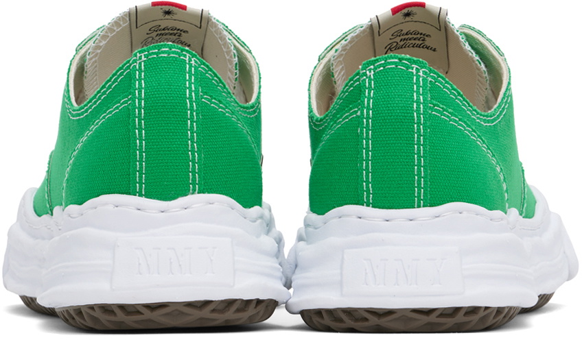 スニーカー MAISON MIHARA YASUHIRO 'Hank' sneakers Green Maison MIHARA YASUHIRO ONLINE STORE（ミハラヤスヒロ