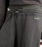 The Attico Cotton jersey barrel-leg sweatpants