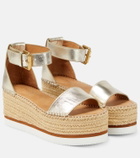 See By Chloe - Glyn leather platform espadrille sandals
